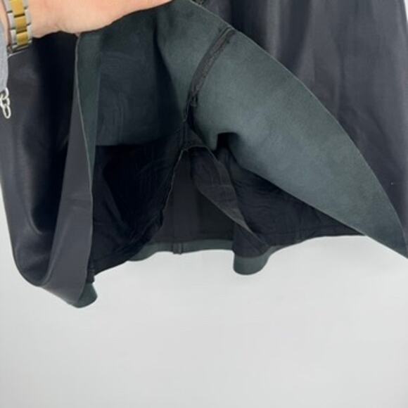 Gorman Leather Skirt A Line Size 8 - Picture 3 of 5